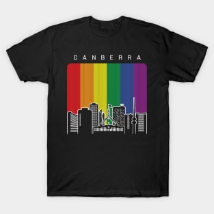 Canberra LGBT Flag T-Shirt